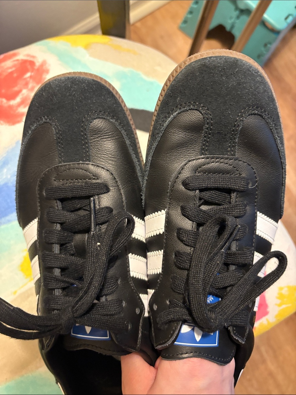 NWOT black Adidas Sambas - Picture 5 of 6